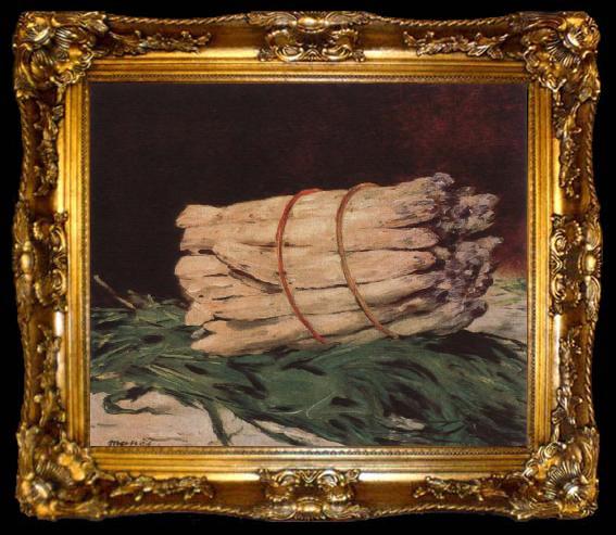 framed  Edouard Manet Bondle of Asaparagus, ta009-2